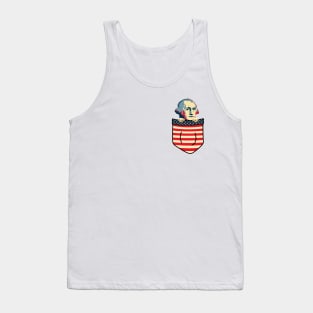 George Washington Chest Pocket Tank Top